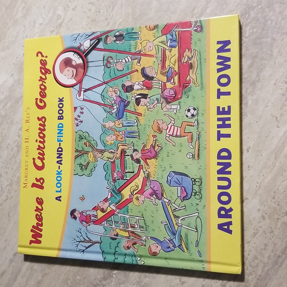 Hardcover Curious George "Where is Curious George" A look and Find book